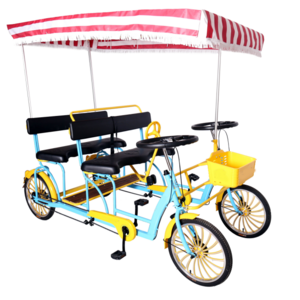 2 person surrey bike 4 person pedal quadricycle 6 person touring bike tandem bicycle for family