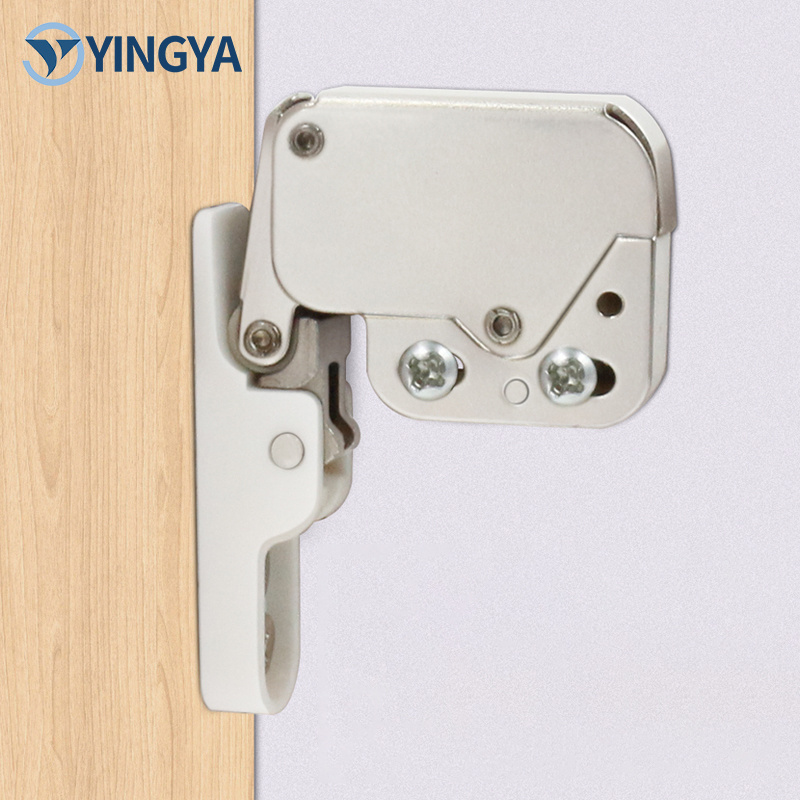 Self-Locker Invisible Cabinet Door Lock Press Rebound Trunk Wardrobe Lock for Kitchen and Hotel Use