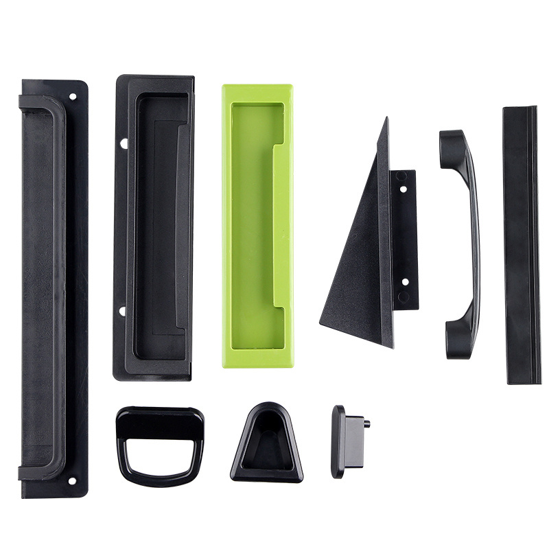 Black ABS Plastic Handle for Desk Drawer Furniture Pull for Kitchen Dresser Bedroom Living Room Villa Use