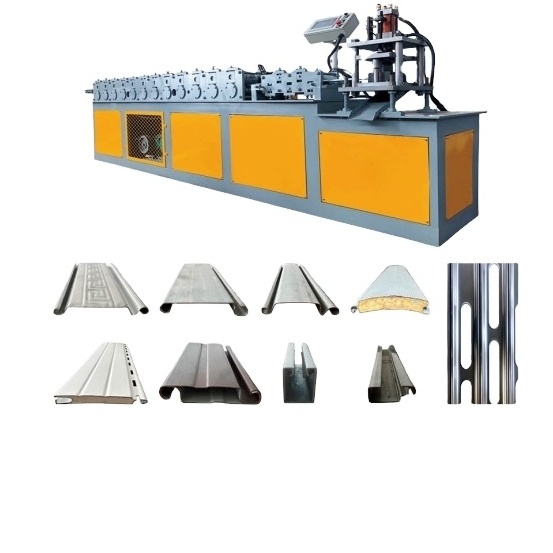 Galvanized steel roller shutter door roll forming machine cold roll forming machine