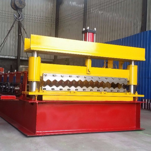 Low Price High Efficient Corrugated iron roofing sheet roll forming making machine made in stock/roll forming machine