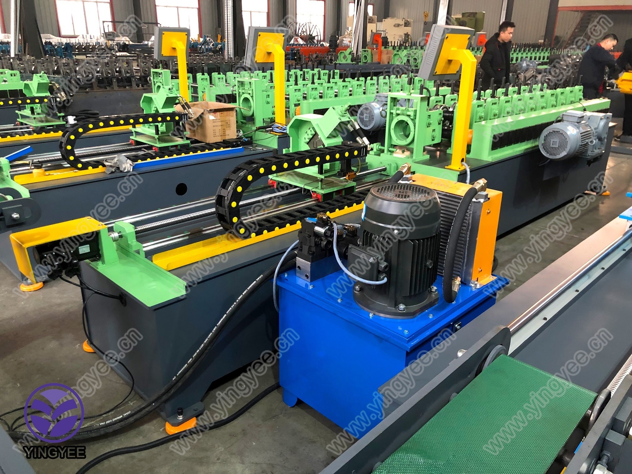 C and U channel Metal Stud And Track Roll Forming Machine Light Steel Profile Machine