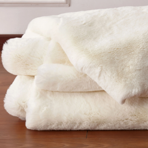 Luxury Custom Blankets  Micro Mink Faux Fur Throw Minky Faux Fur Blanket For Winter