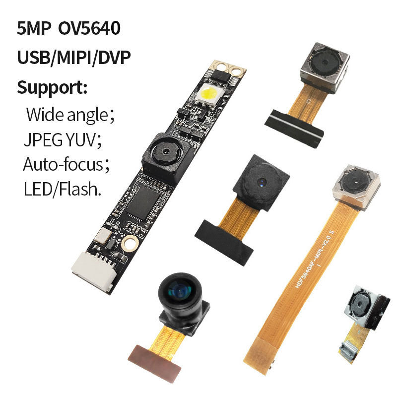 High Quality Hd 5mp 1080P 2K Dvp Mipi csi Cam Module AF FF Ov5645 ov5640 Cmos Usb 500w Camera Module