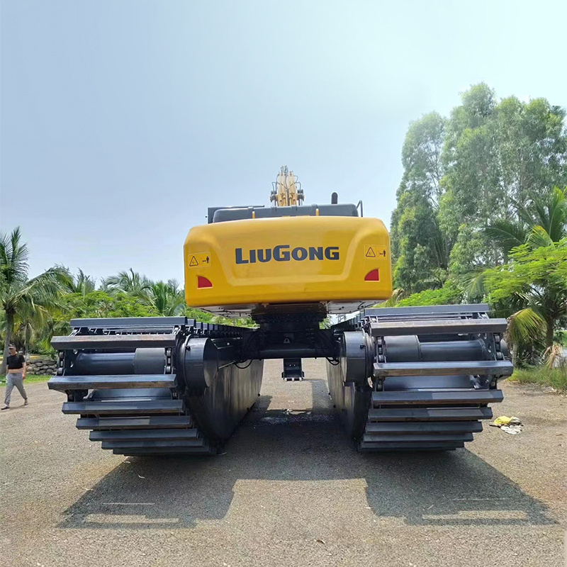 Swamp Excavator 30 Ton Amphibious Excavator Dredging Pump Dredge Pump 7 Days Buggy Engine Crawler Excavator Underwater Engine