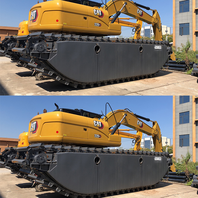 Swamp Excavator 30 Ton Amphibious Excavator Dredging Pump Dredge Pump 7 Days Buggy Engine Crawler Excavator Underwater Engine