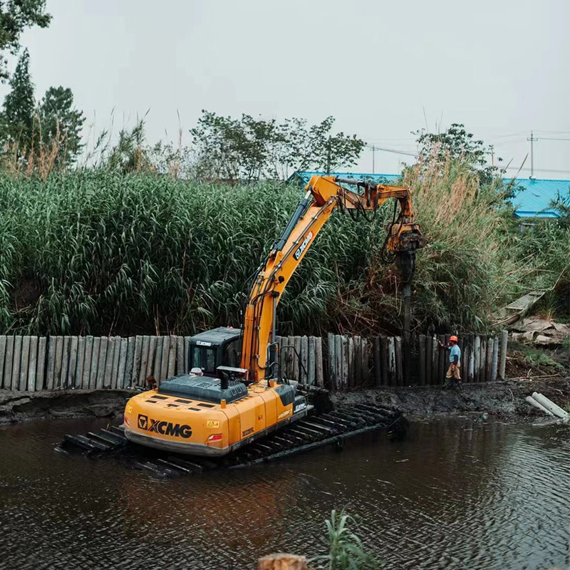 10ton 20ton 30ton XE75SL XE160SL XE220SL Amphibious Excavator Swamp Marsh Buggy Excavator for CAT320 XCMG LiuGong ZOOMLION