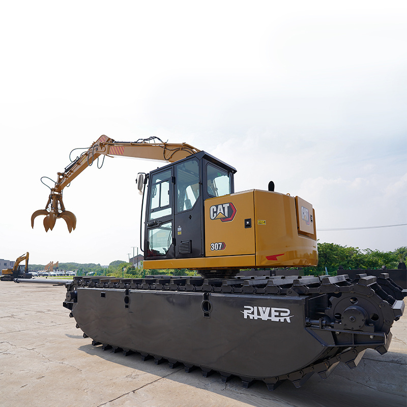 10ton 20ton 30ton XE75SL XE160SL XE220SL Amphibious Excavator Swamp Marsh Buggy Excavator for CAT320 XCMG LiuGong ZOOMLION