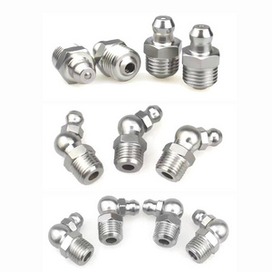 OEM customized Stainless Steel SS304 grease fittings M10 Straight type grease nipple fitting size for cars