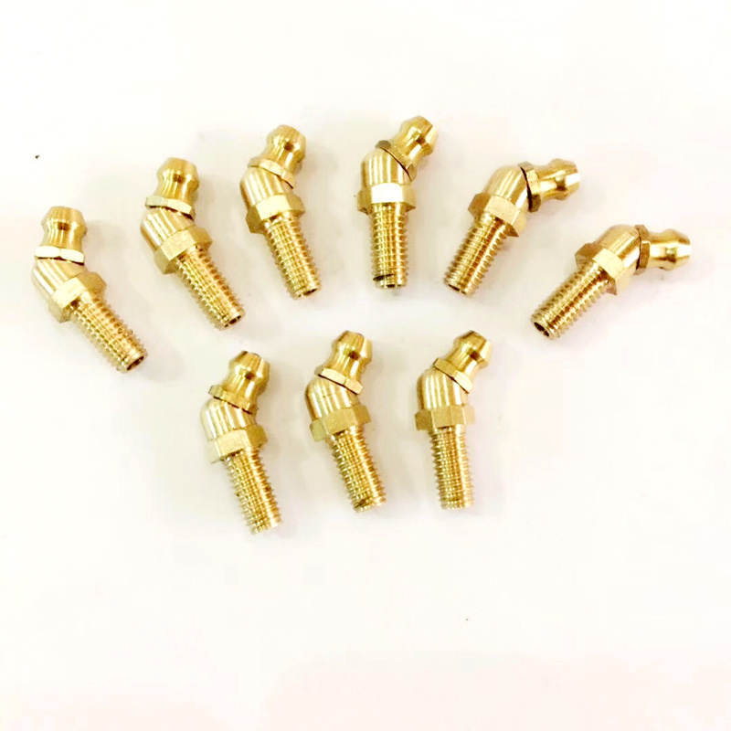 Hot sell long type grease nipple all thread nipple grease fitting nipples grease for cars made in china