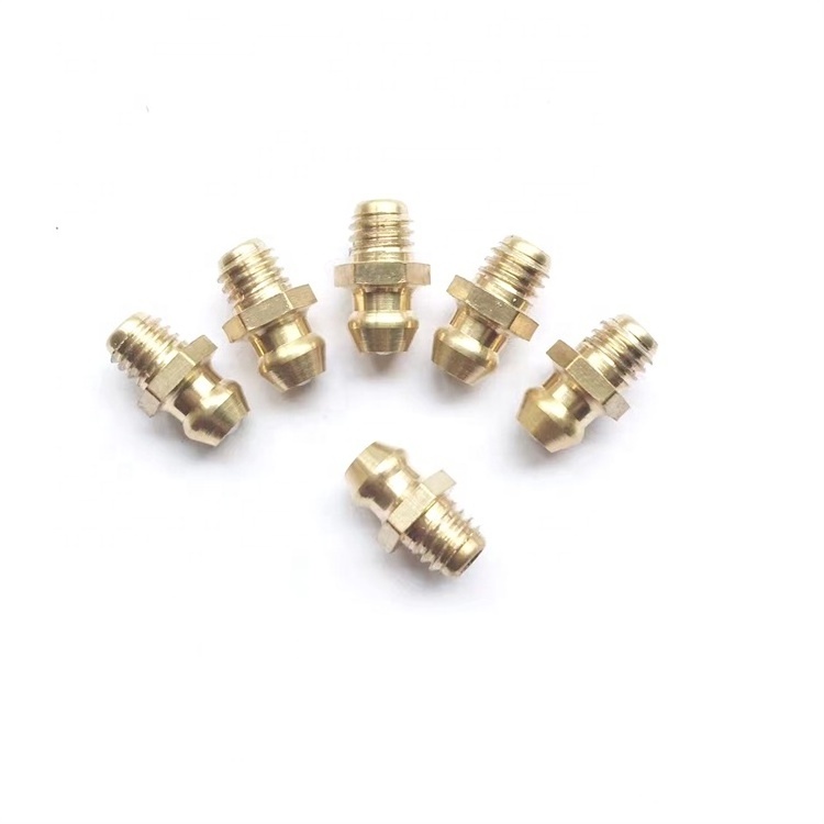 Hot sell long type grease nipple all thread nipple grease fitting nipples grease for cars made in china