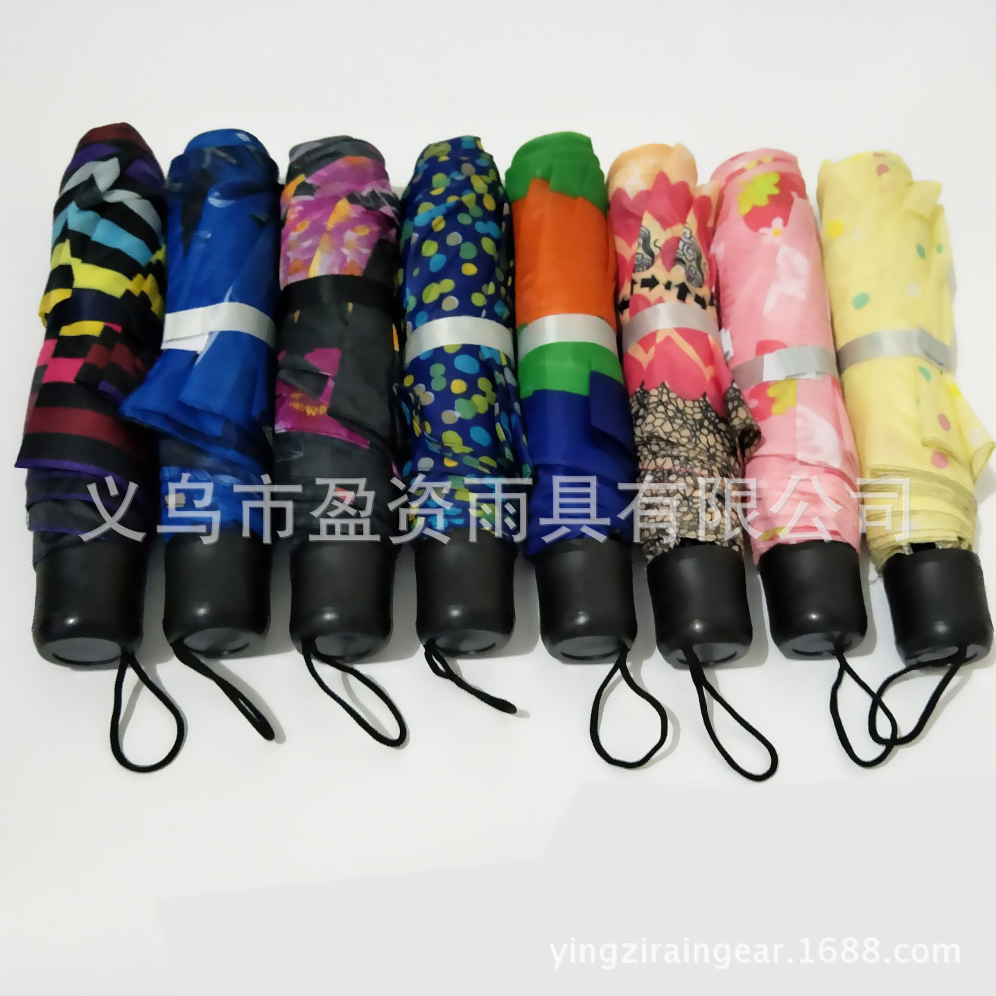 Umbrella manufacturers 8K rain fold manual cheap umbrella  men and women promotional activities mini short umbrella