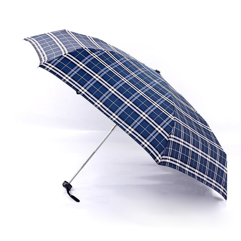 kids toy new blue plaid doll bear cartoon mini umbrella ultra light compact sunny five fold umbrella