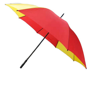 Umbrella manufacturers Southeast Asian manual hand open 30 inch polyester 8k double ribs straight long handle umbrella