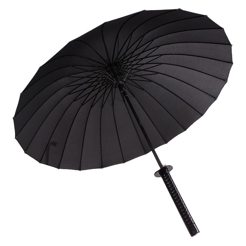 Fashion Samurai umbrella anime sword automatic open long handle straight umbrella windproof  umbrrella