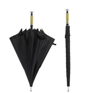 Logo advertising long handle automatic straight umbrella men's and women's gift straight umbrella Men's business golf umbrella