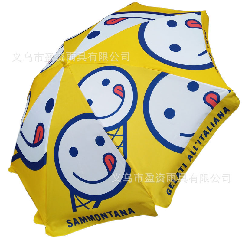 Umbrella manufacturers Italian ice outside advertising logo shade promotion parasol beach umbrella