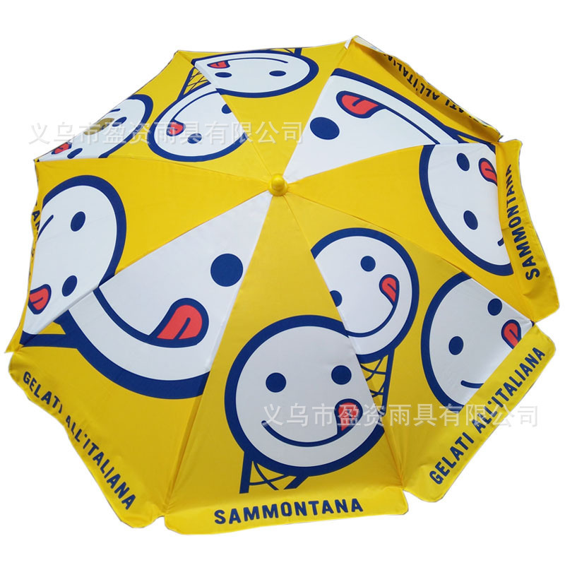 Umbrella manufacturers Italian ice outside advertising logo shade promotion parasol beach umbrella