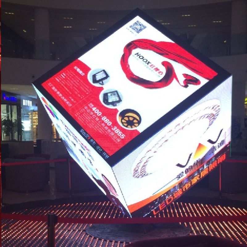 P4-8 Flexible Roll Up Crystal Film LED Display High Definition Full Color LED Screen For Glass In Albania