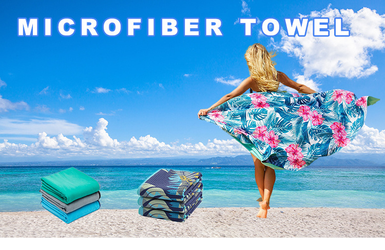 Custom microfiber beach towels sale