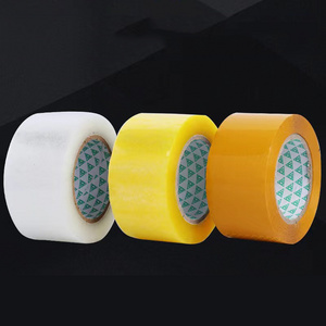 Factory Wholesale Self Adhesive Tape Bopp Jumbo Roll Cintas Adhesiva Transparent Clear/brown Packing Tape For Sealing Carton