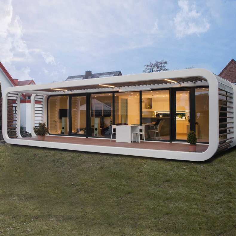 Good Demountable Estate Strong Build Container Houses Villa Space Capsule Prefabricated Cabins