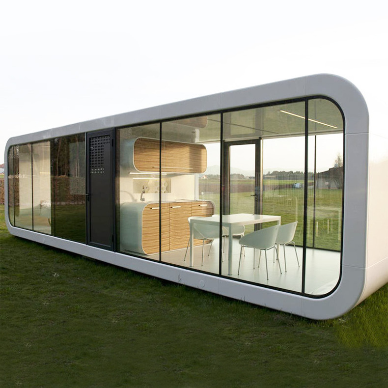 Good Demountable Estate Strong Build Container Houses Villa Space Capsule Prefabricated Cabins