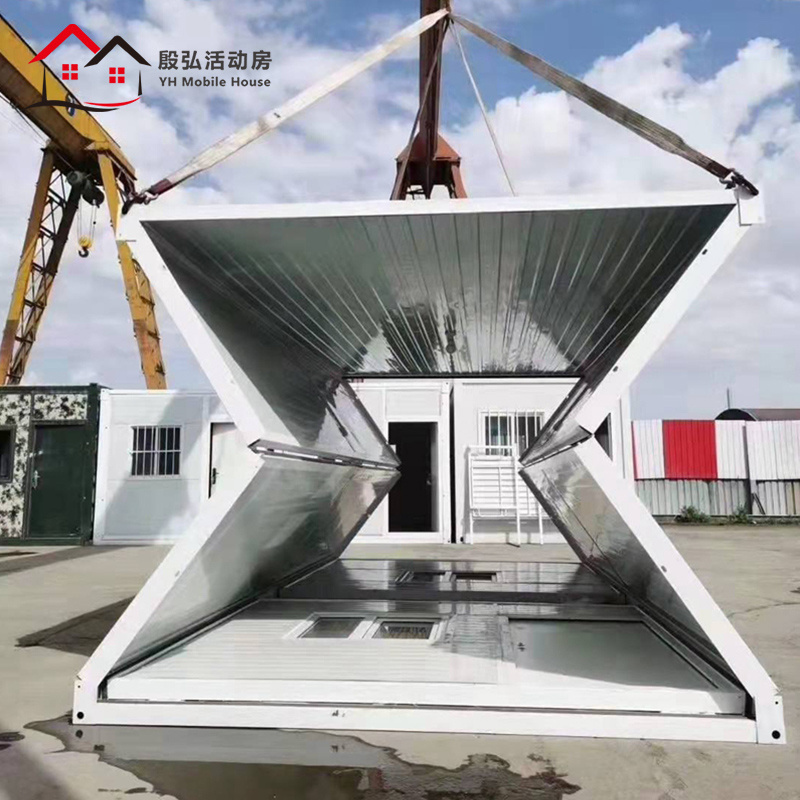 Foldable Container House Prefab Houses Office Mobile Construction Temporary Shelters Site Office Buildings