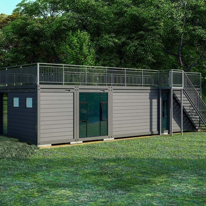 Two Bedroom Two Bedroom Prefab Container House Villa House Luxury Prefab Homes Modular Modern Mobile House For Australia