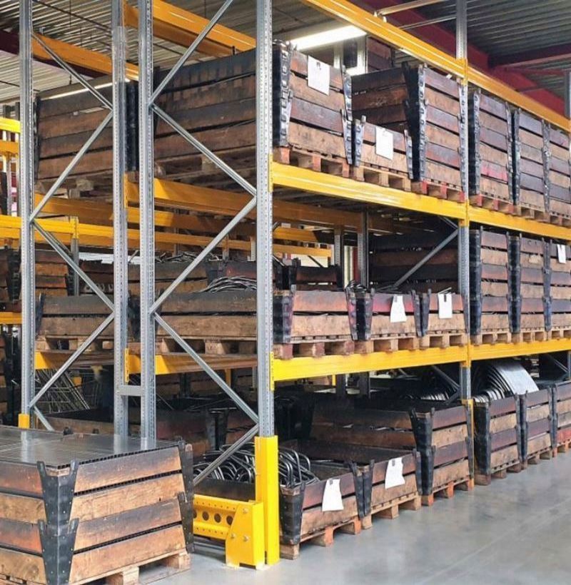 Heavy duty cold-rolled steel warehouse storage pallet rack for industrial storage