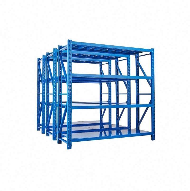 Customizable size warehouse shelf light 4-layer storage rack