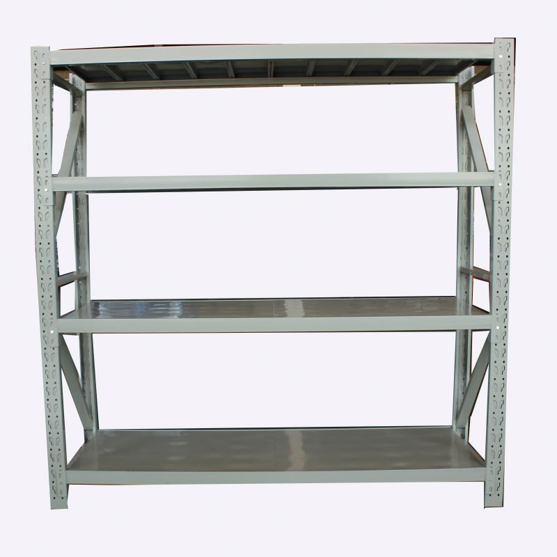 White Warehouse Rack Wholesale Medium Duty Storage Rack Manufacturer Industrial Warehouse Racks