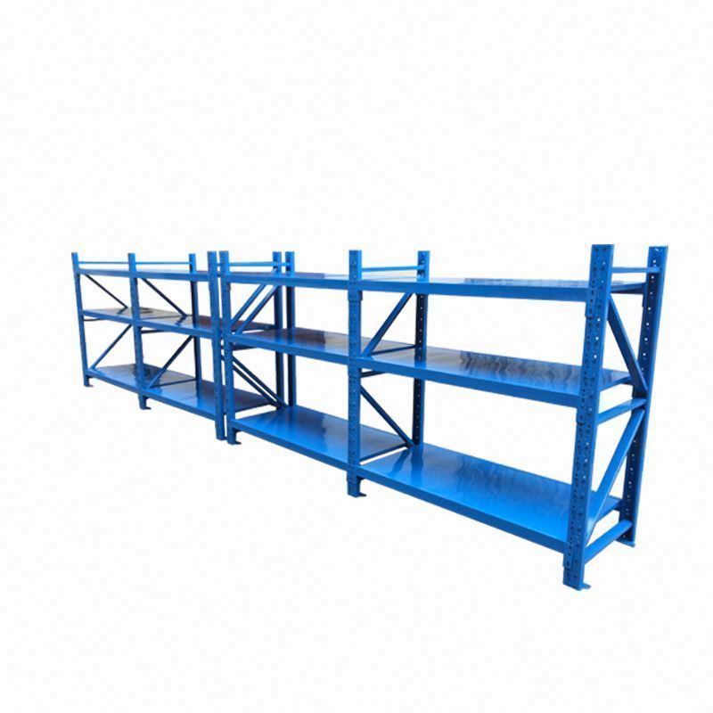 Customizable size warehouse shelf light 4-layer storage rack