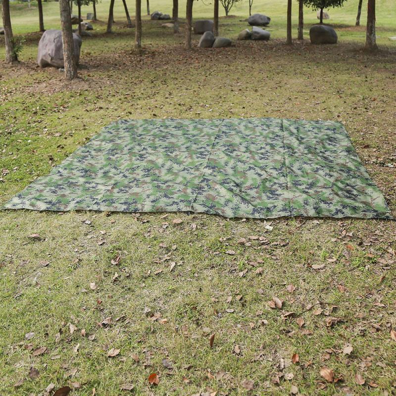 Waterproof Camouflage Awning Sunshade Sun Shelter Tourist Canopy Tarp Tent Outdoor Camping Shelter Beach Picnic Tourist Tarp