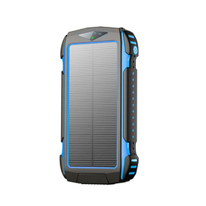 20000 mAh Wireless Portable Charger Solar Panel External Battery Type-C 5V Dual USB with LED Flashlight Waterproof Power Bank