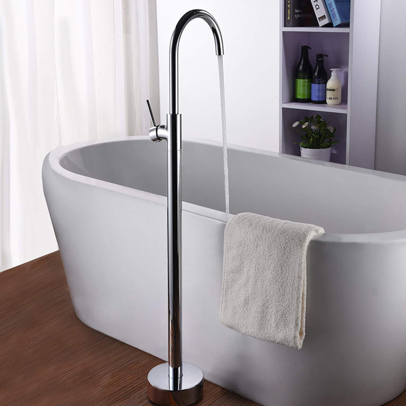 bathroom free standing bathtub faucet shower bath taps