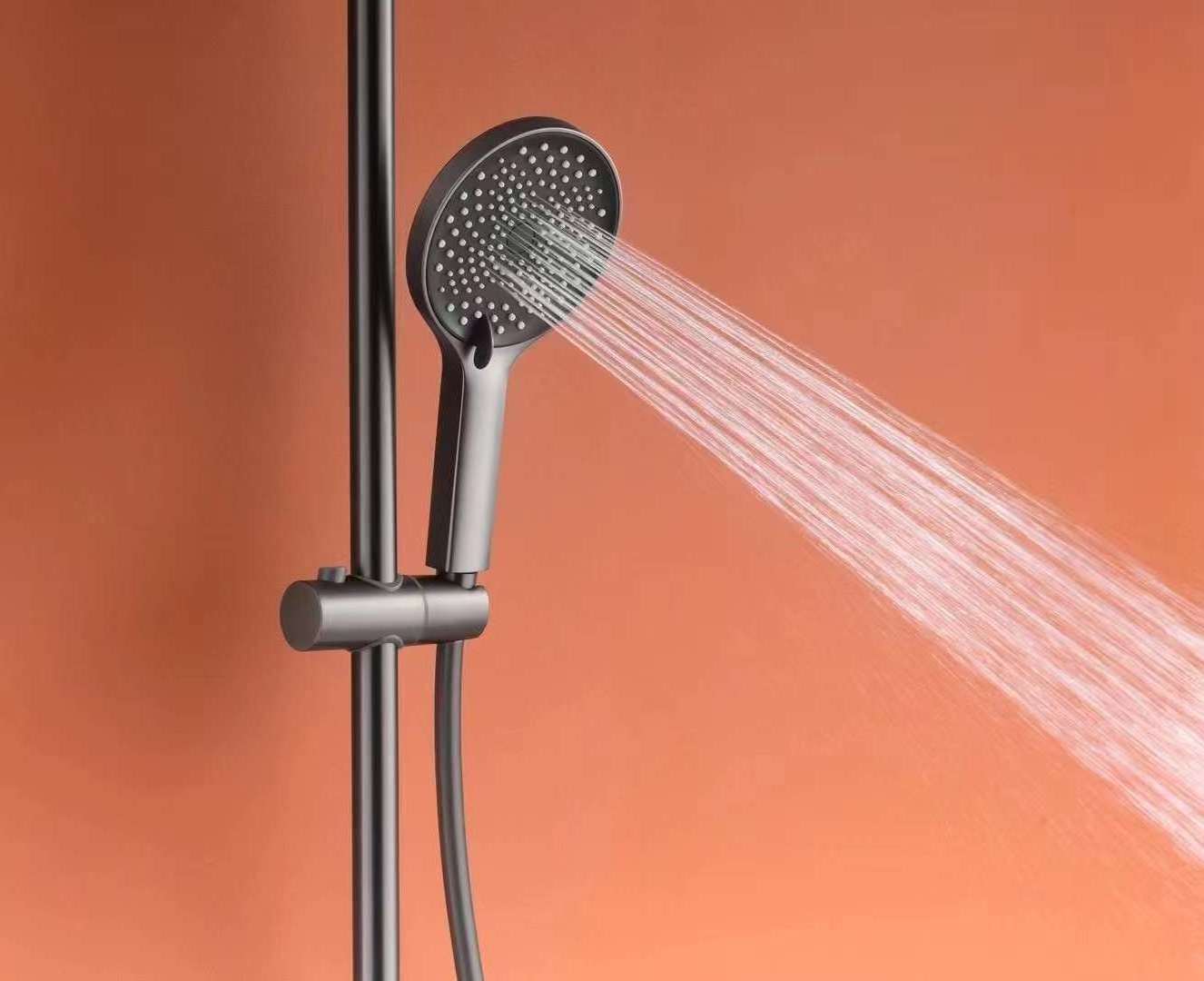 Gungray  Rainfall Shower Faucet Thermostatic 38 Celsius Shower Head Waterfall Multi Function Shower Head