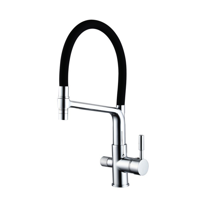 YLK0075 High quality health brass drinking water sink faucet double handle kitchen purified water faucet