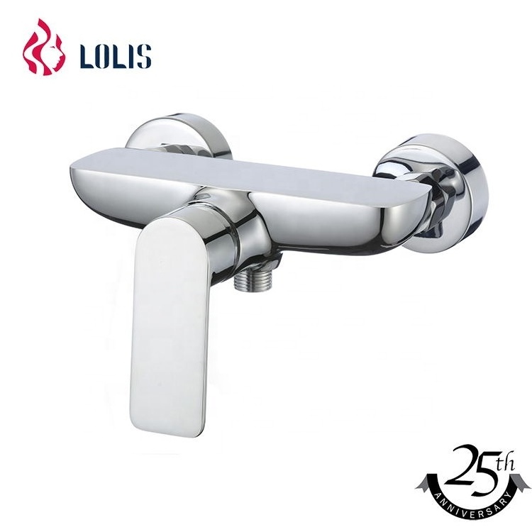 B0024-B Fashion sanitary ware wall mount resist corrosion single handle bathtub chrome brass bath shower faucet bathroom taps