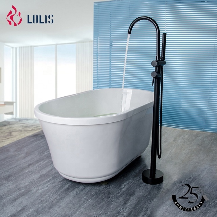 YLF1008B brass floor mounted free standing bath faucet