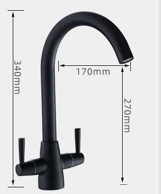 YL5005B High quality UK style deck mounted one hole hot and cold water kitchen tap mixer faucet