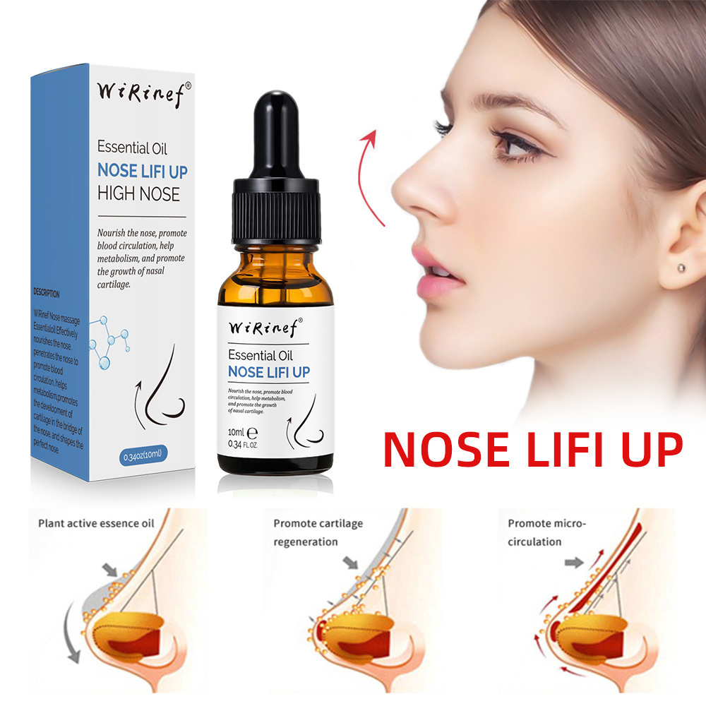 Cartilage shaping nose essential oil and safe silicone nose augmentation top best fashion nose clip bridge lift shaper