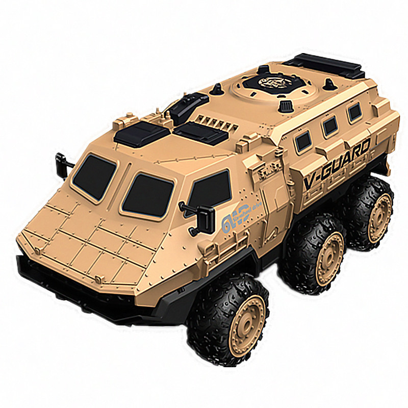 1:16 Proportional Remote Control RC Toys Car Military Truck Six-wheel Drive Big Wheel Climbing Military Model Children's Toy Car