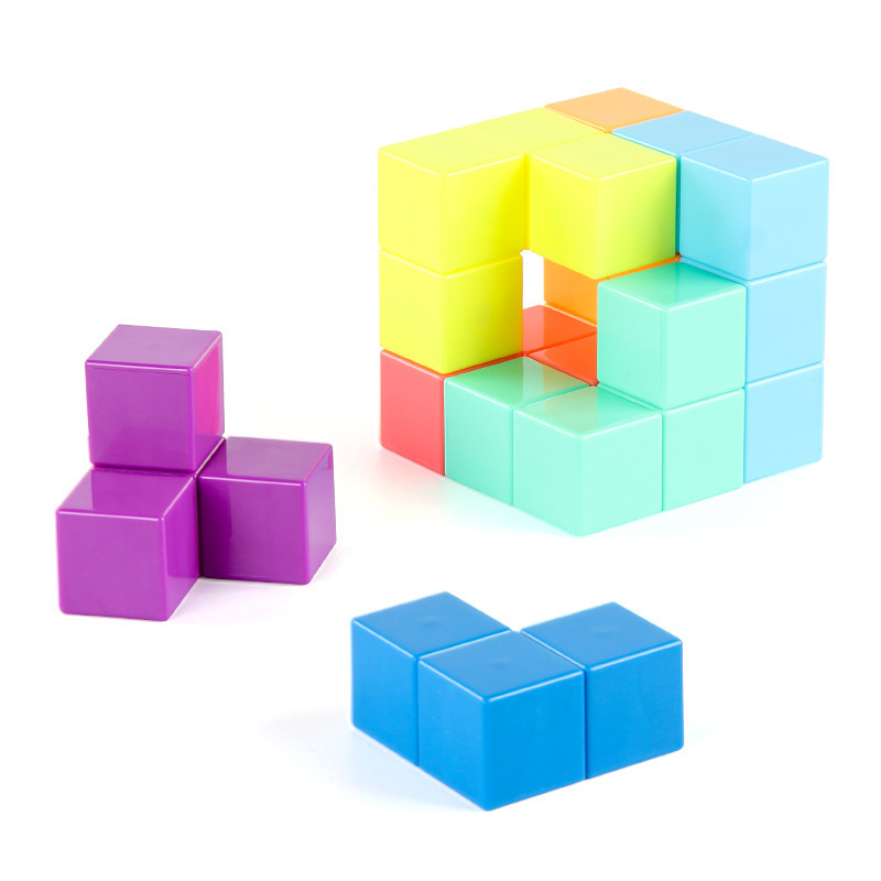 Puzzle Games Magnetic Building Block Cube DIY Building Block Toy Magic Educational Toys 3D Magical Magnet Puzzle Cube