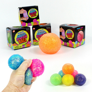 2022 Anti Stress Fidget Squishy Toy Game TPR Stretchy Stress Balls Assorted Colors Pull and Stretch Squishy Ball