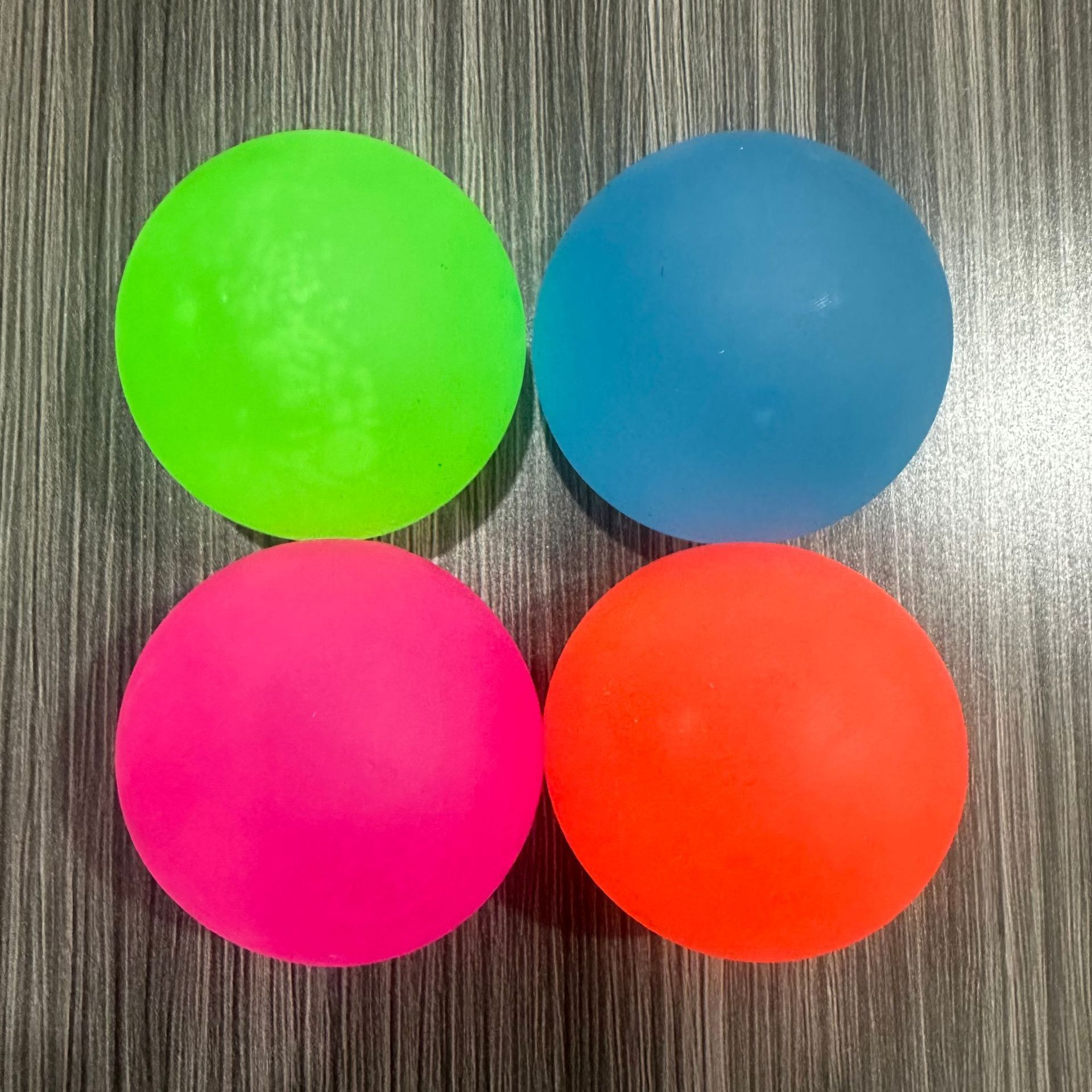 Luminescent Glowing In The Dark Squishy Stress Relief Balls Squishy Fidget Toys Squeeze Sticky Ceiling Ball For Kids Toys