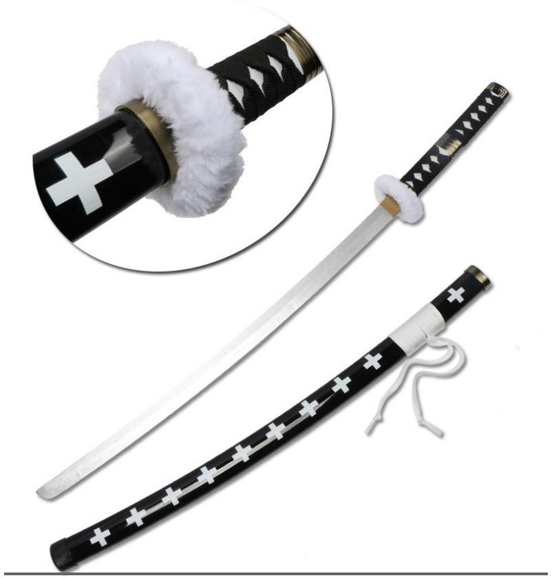 Kids Toy Swords Wholesale Eco ABS bamboo Samurai sword Two-dimensional sword COSPLAY Props Anime Re-engraved