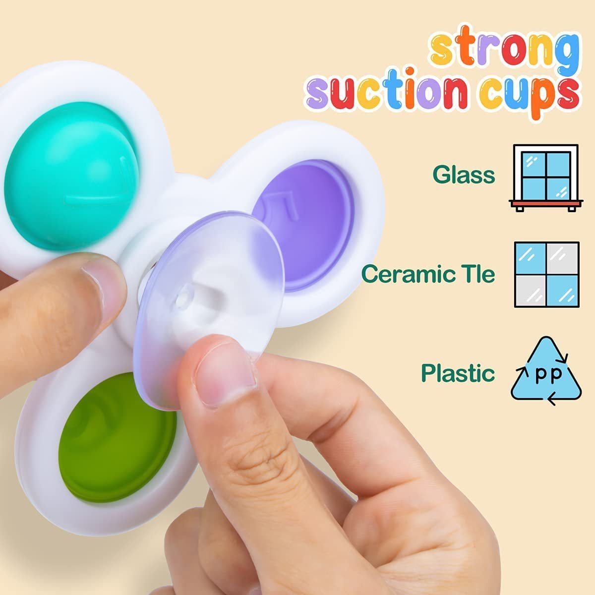 Hot Fingertip Spinning Kids Rotation Fidget Spinner Flower Bath Swim Spin Baby Game Colorful Spinning Toy