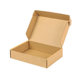 flat ship corrugated paper ship carton box with customized print wholesale or retail sample free