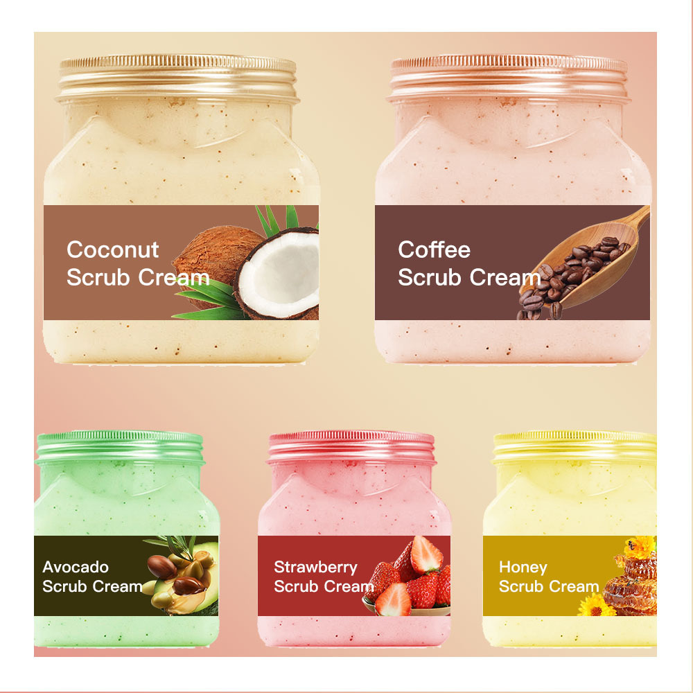 Body Scrub Natural Body Care Whitening Exfoliating Organic Skin Care Exfoliation Fruits Sea Salt Body Hand Foot Scrub